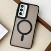 Luksusowe matowe etui magnetyczne do Samsung Galaxy A56 A55 A36 A35 A26 A16 A15 A06 A05 S25 S24 S23 Ultra Plus Pokrowiec z obsługą ładowania bezprzewodowego