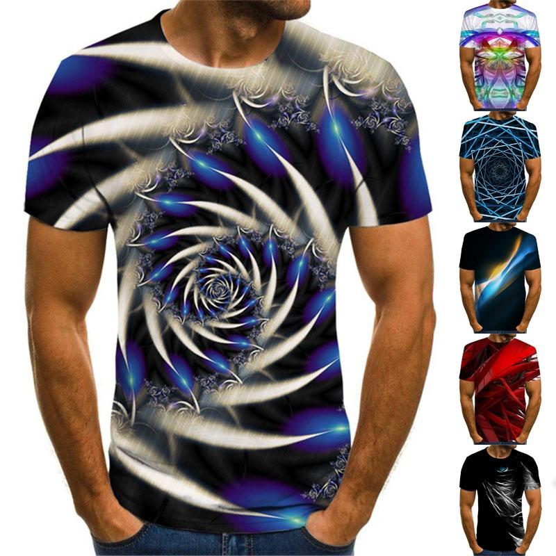 Vibrant Funny Hypnosis 3d T-shirt For Men And Women With Soft Casual Short Sleeves