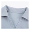 Navava Casual Slim Fit Split Collar Short Sleeve Dress No783
