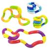 5 Adet Gökkuşağı Daire Halat Dolaşık Halat Büküm Fidget Oyuncak Duyusal Otizm Terapisi Stres Giderici Oyuncak Çocuk Yetişkin için DEHB Oyuncak