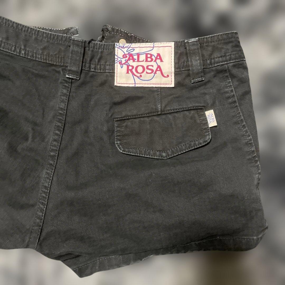 Used ALBA ROSA Shorts Black Heisei Gal 00s