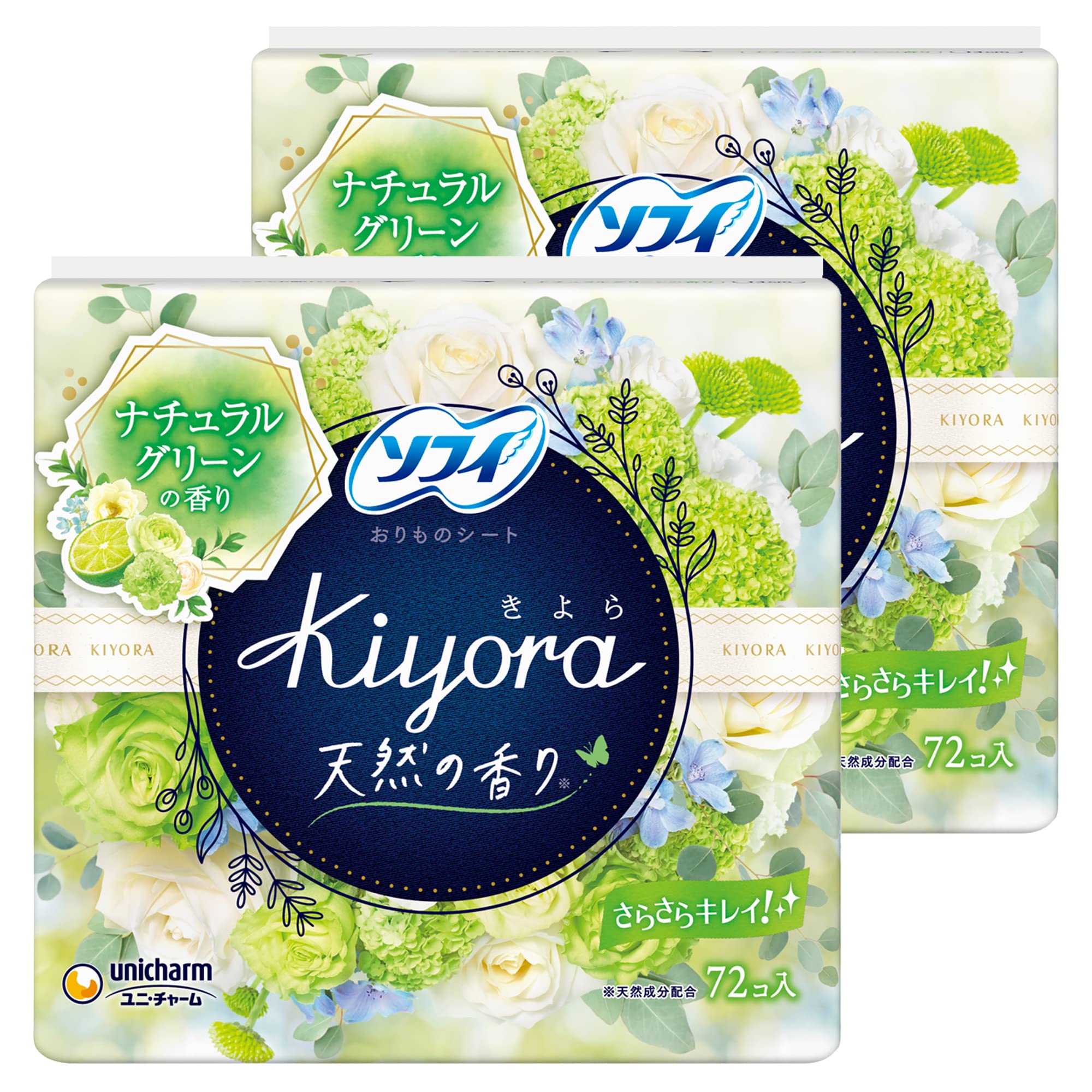 

Sofy Kiyora Green Fresh 72 шт. x 2 упаковки [Оптовая закупка] (унишарм Софи)