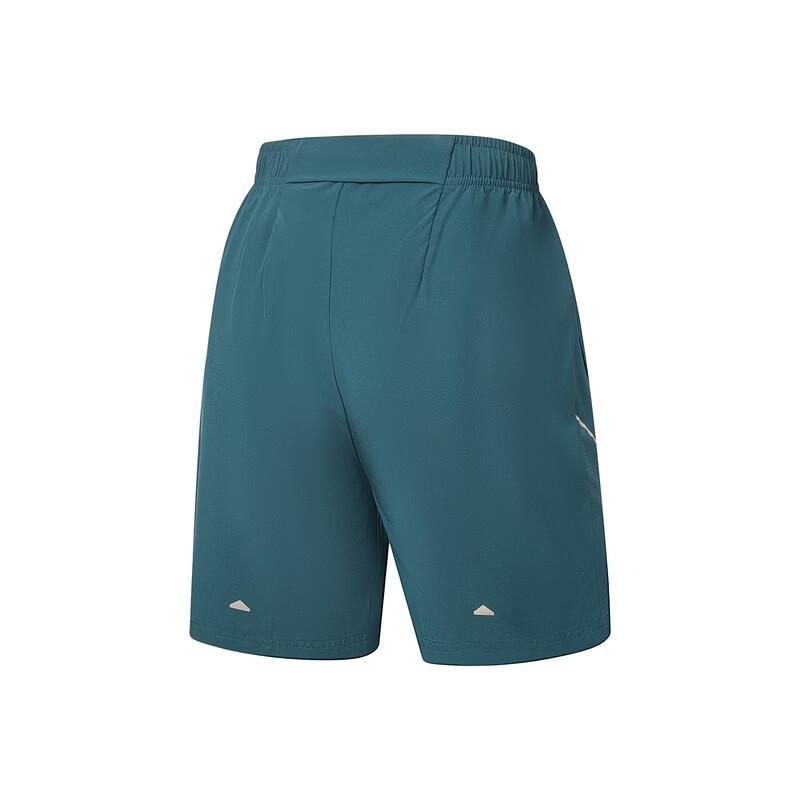 Li-Ning Solid Color Simple Versatile Soft Sports Shorts Men Shorts AKSW117-4
