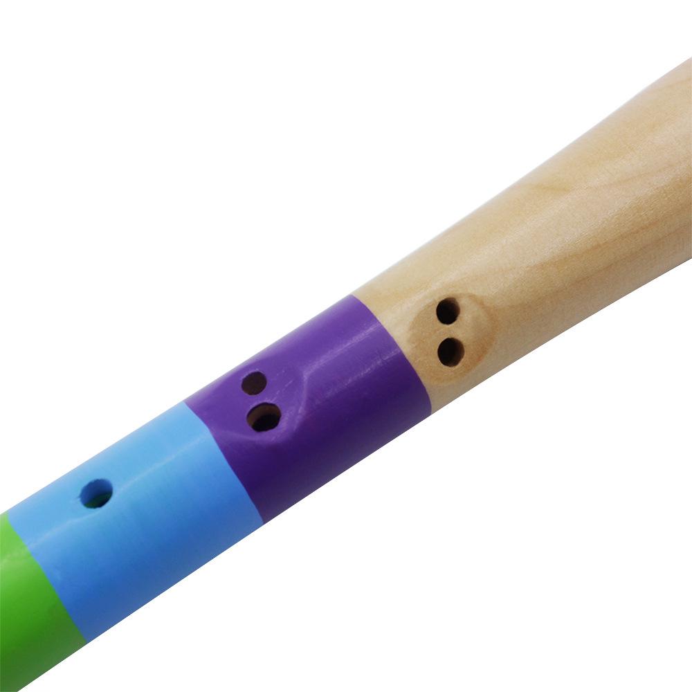 Wooden 8-Hole Children's Student Recorder Flute - Easy for Beginner Learners