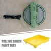 Universal Paint Tray Plastic Paint Roller Tray Large Capacity Ergonomic Design Easy Clean Lightweight for DIY Home Improvement