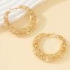 2pcs/set European and American fashion versatile simple hollow pattern earrings for women
