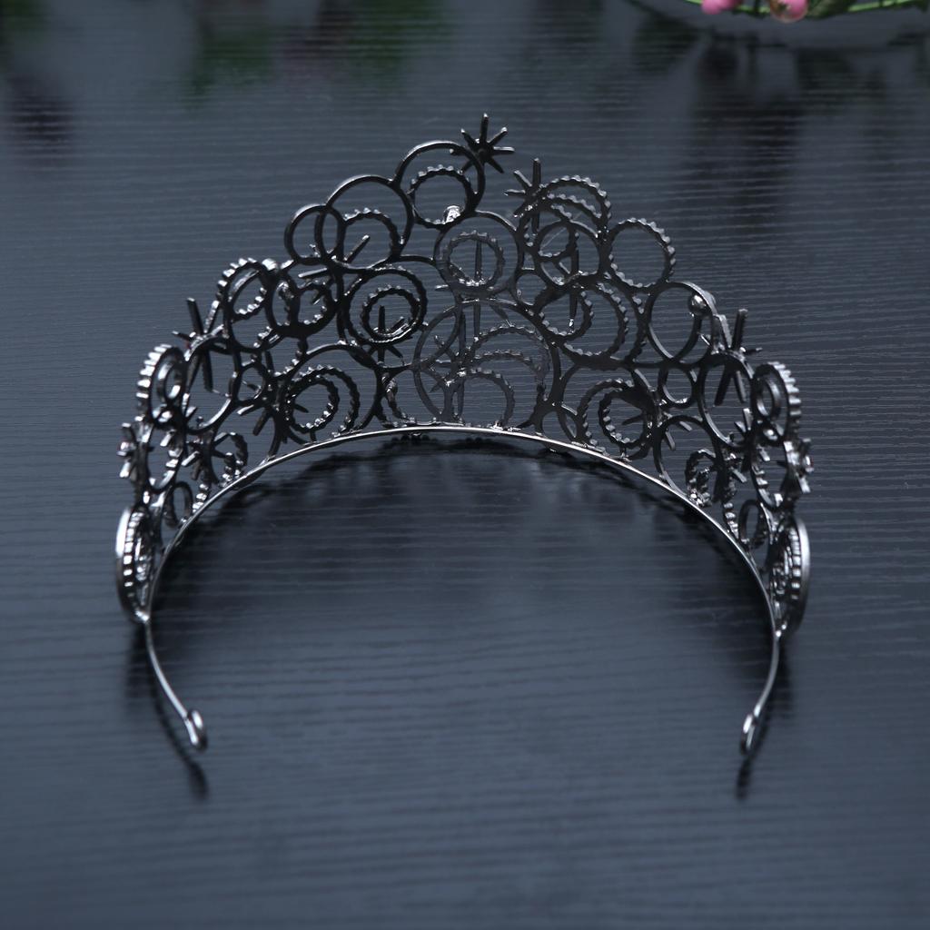 Evil Bubble Witch Crown Cosplay Dress Up Fantasia Headwear Disguise Costume Girl Halloween Carnival Accessories