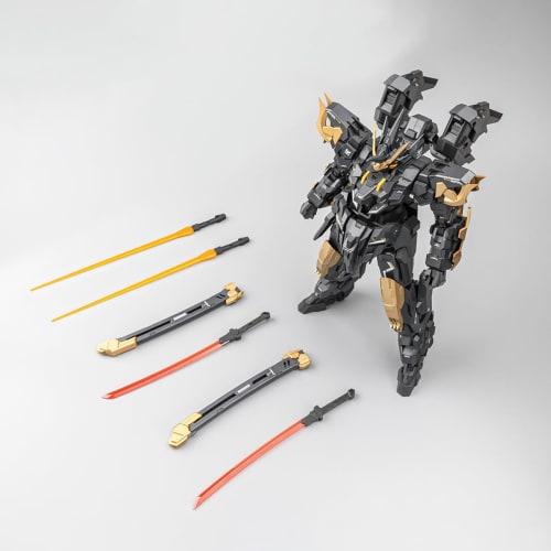 HiPlay Orange Cat Industry Black Flash Spirit War Crow Mecha 1/100 Scale Pre-Colored Plastic Model Kit