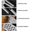 Manual Cheese Grater Set, Stainless Steel Hand Grater with Sharp Teeth for Cardamom, Vegetables, and Fruits