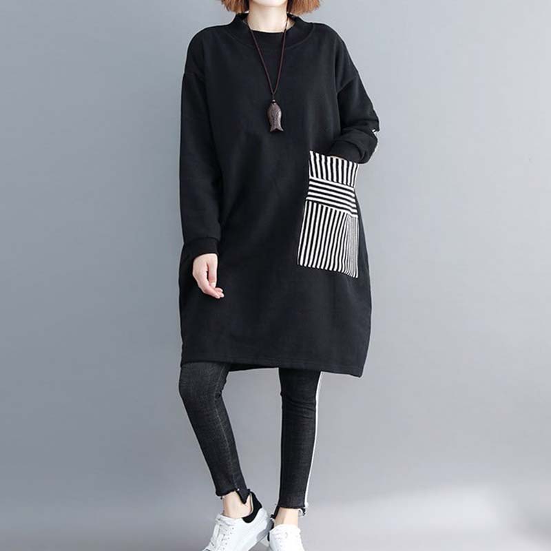 Sweatshirt for Women Cotton Oversize Thickened Loose Casual Long Sleeve Top Sweatshirt
