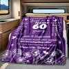 Happy 60Th Birthday To You Blanket Personalized Name Soft Comfortable Stylish Blanket Car Blanket Perfect For Travel Camping Outdoor Home Suitable For