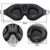 Eye Mask For Sleeping 3d Contoured Cup Blindfold Concave Molded Night Sleep Mask Block Out Light With Womenblack2pcs