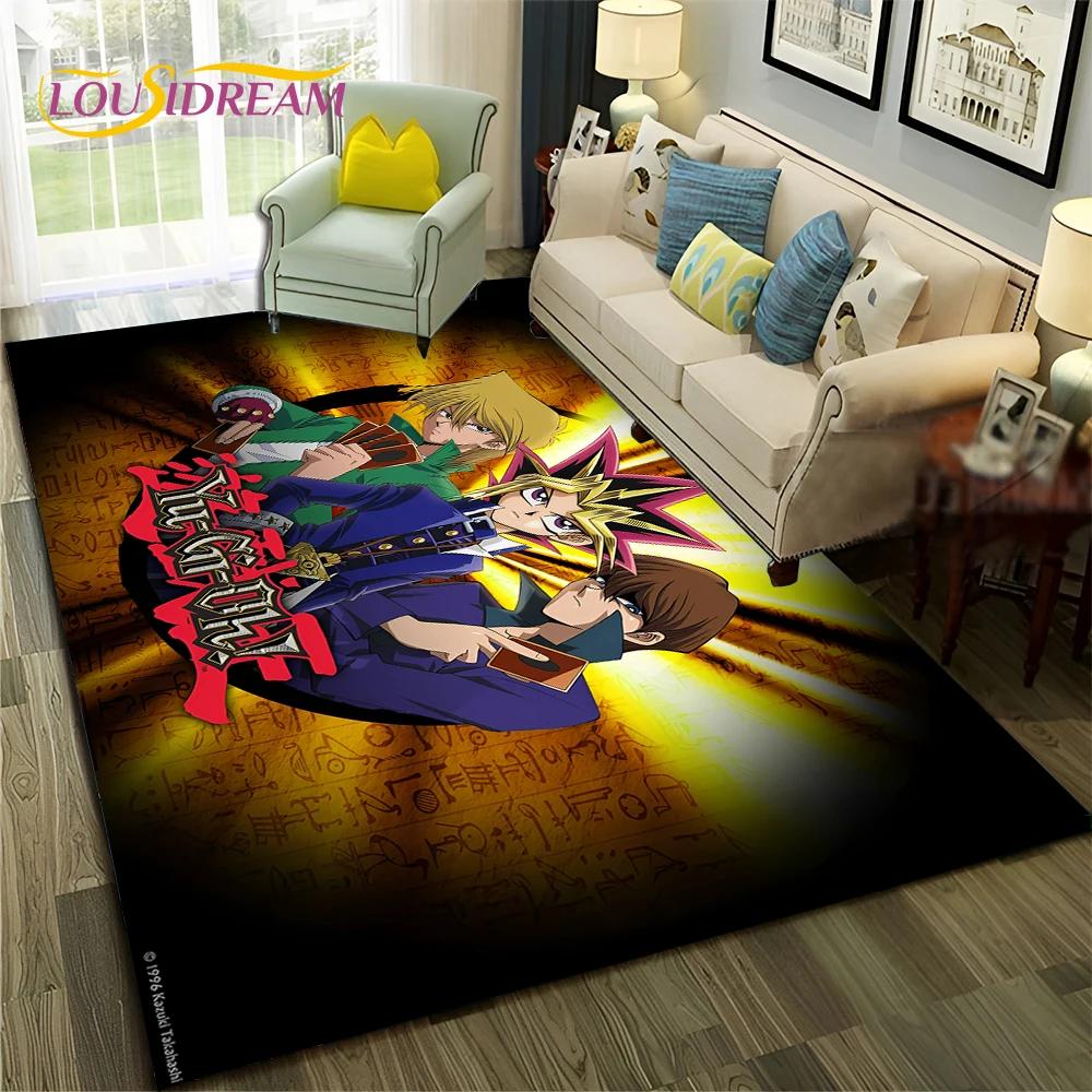 Cartoon Anime MONSTER CARD Carpet Rug for Home Living Room Bedroom Sofa Doormat Decor,kids Area Rug Non-slip Floor Mat