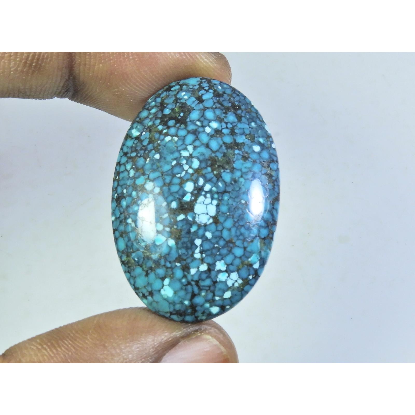 

45Cts. Натуральная тибетская бирюза овальный кабошон рассыпной драгоценный камень 23X36X07 мм C-194