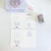 DIY Folding Greeting Card Kit: Small Cardstock for Protection and Decoration