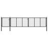 Garden Gate Steel 500 X 100 Cm Anthracite