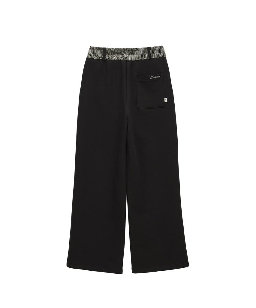 PANDORAFIT Check Banding Pants (Black)