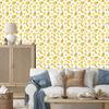 Lemon White and Cream Wallpaper for Living Room and Bedroom 50x1000