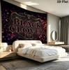 Black Clover Wandteppich Ästhetischer Wandbehang Bedruckter Stoffdecke Dekorative Wandteppiche Für Schlafzimmer Wohnzimmer Heimdekoration