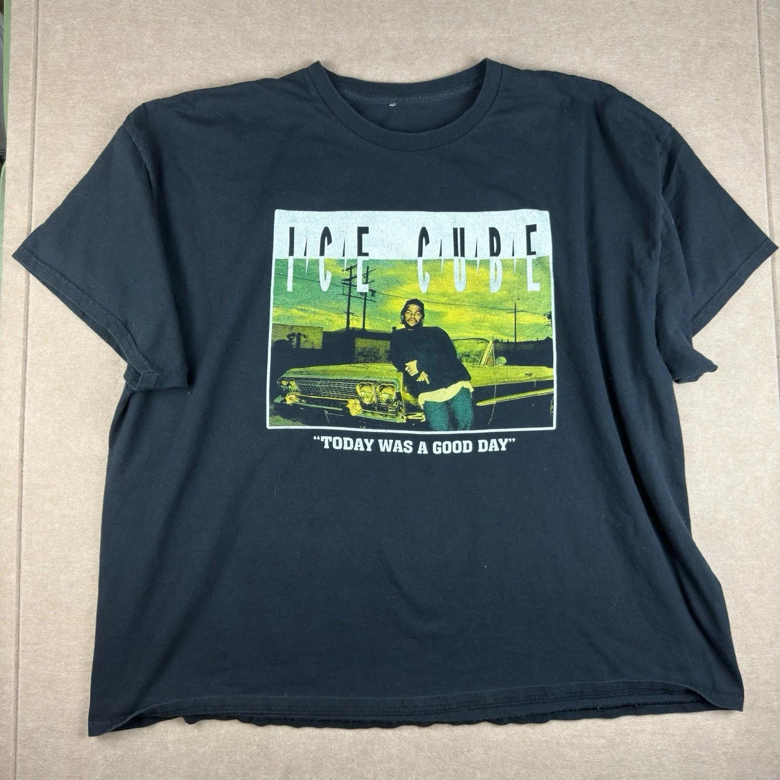 Ice Cube Shirt Men’s 3XL Black Rap Tee Today Was a Good Day Hip Hop Graphic L