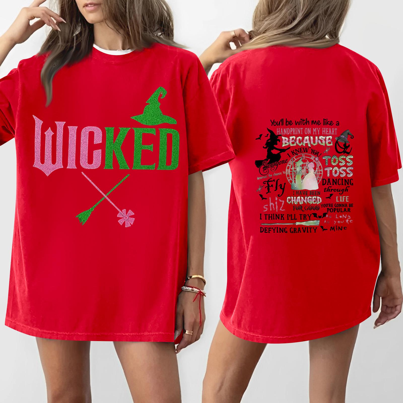 

Women s Casual Fashion Round Neck Printed Short Sleeve T-Shirt Top M красный