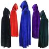Easy To Wrinkle Aldult Witch Halloween Decoration Fancy Party Hooded Cloak Party Coat Robes Cloak