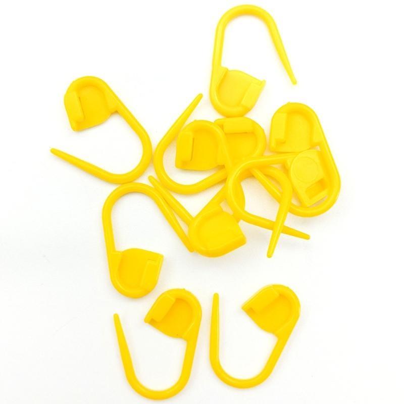 100 Pcs Knitting Crochet Markers Plastic Safety Locking Markers Hold Clip