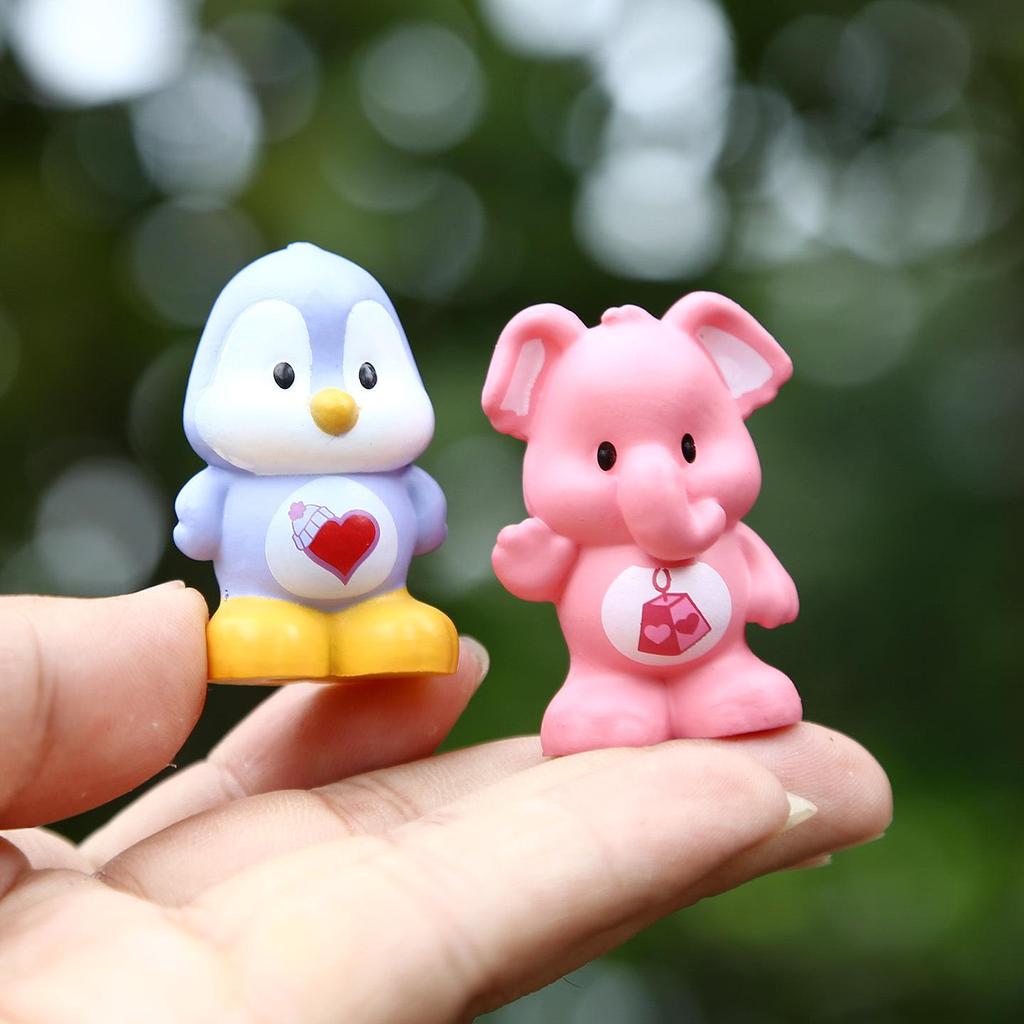 Boîte Surprise Figurine Animal Mignon Dessin Animé - Ours Arc-en-ciel, Pingouin, Lion, Éléphant