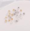 2pcs/bag Transparent Environment-Friendly Silicone Copper Earplugs For Ear Stud Accessories