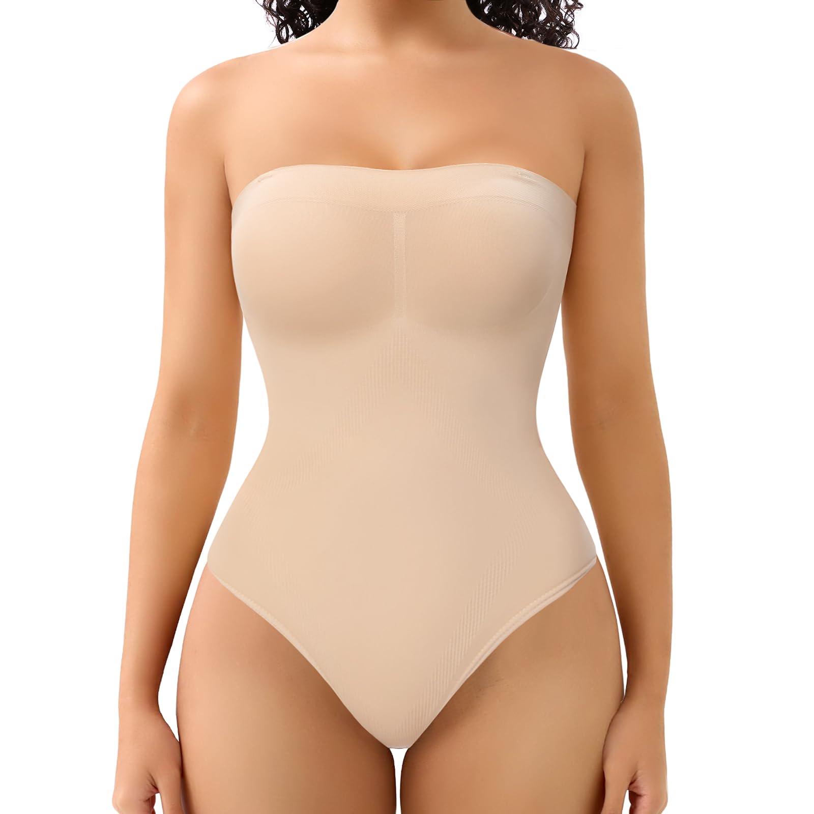 

Боди без бретелек, корректирующее белье для женщин, контроль живота, бесшовный формирователь тела без рукавов, тренажер для талии, нижнее белье для похудения, скульптурные купальники, топы на бретелях