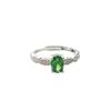 5 * 7 Coconut Round Ruby And Sapphire Ring, Light Luxury High-End Twist Colored Treasure Ring
