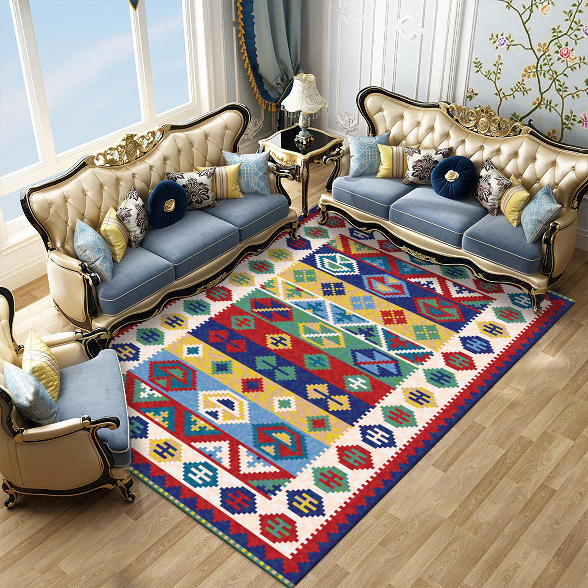 

Nordic Style Living Room Carpets Bedroom Bedside Carpet Coffee Tables Cloakrooms Floor Mats and Door Mats 80*120cm