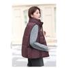 Women S Korean Style Down Cotton Padded Vest Short Warm Casual Outerwear
