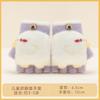 Boys Winter Knitting Cute Dinosaur Kindergarten Half Finger Flip Writing Cold Wool Children's Warm Gloves