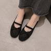 Fashion New Summer Women Pumps Shoes for Women Fashion Butterfly Knot Mesh Sandals Round Toe Mary Jane Shoes Women Breathable Flat Shoes