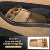 For Denza D9 2024 2025 Storage Box Center Armrest Hidden Box Cup Holder Organizer Interior Accessories