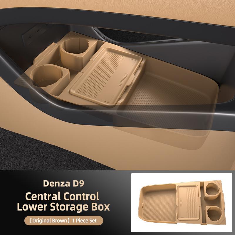 Suitable for 22-25 Second-generation Denza D9 Silicone Central Control Lower Storage Box Sundries Storage Box Accessories