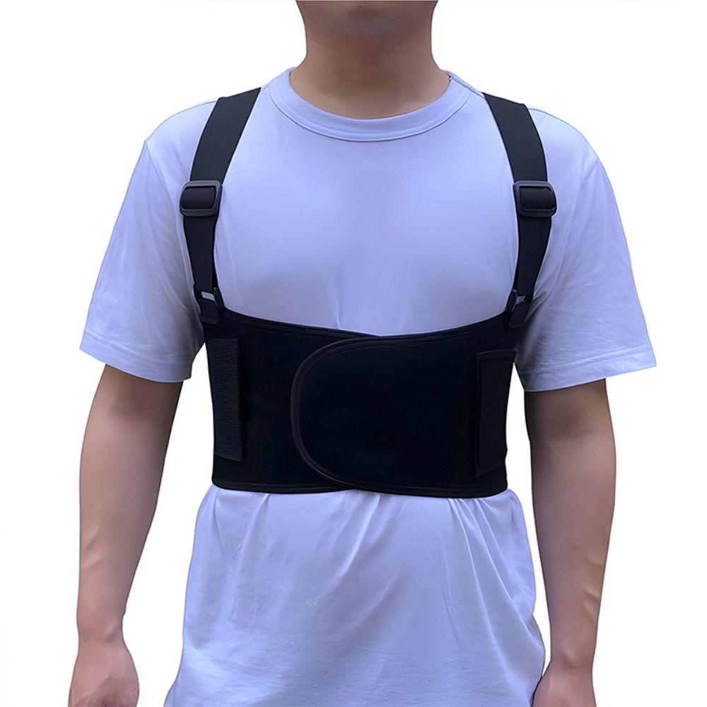 Shoulder Straps Work Brace Adjustable Straps Lumbar Support Belt Elastic Brace  Fitness Training