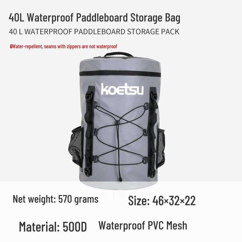 Bolsa de Almacenamiento Aislada para Paddleboard KOETSU con Bolsa de Hielo y Hebilla Giratoria