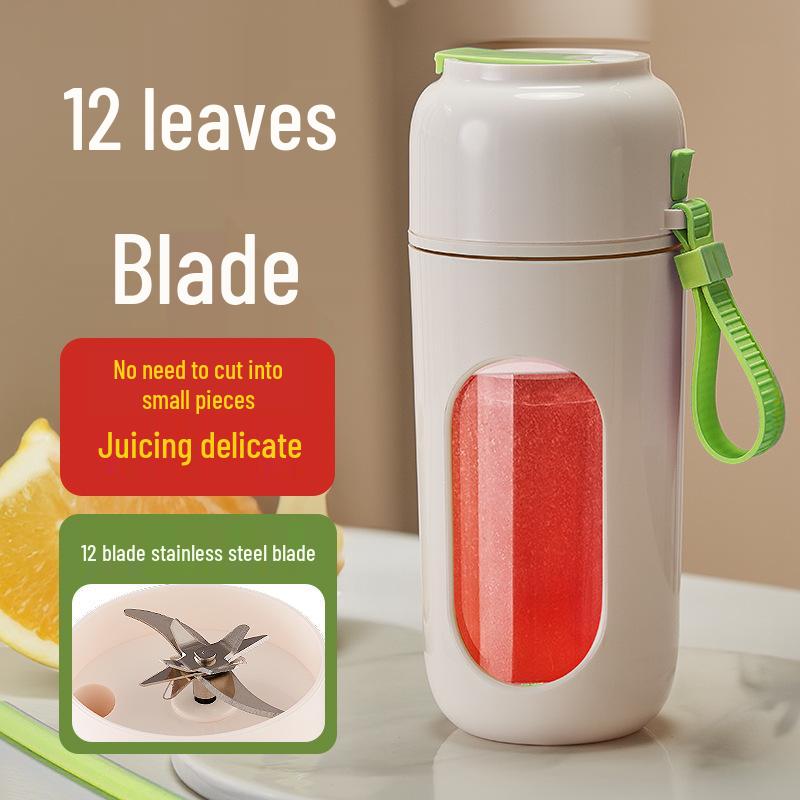 Portable Multifunctional 12-Blade USB Rechargeable Juicer Cup