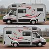 Auto Side Body Sticker Exterior Waterproof Stickers Self Adhesive Stripe Graphics Decals for Campers
