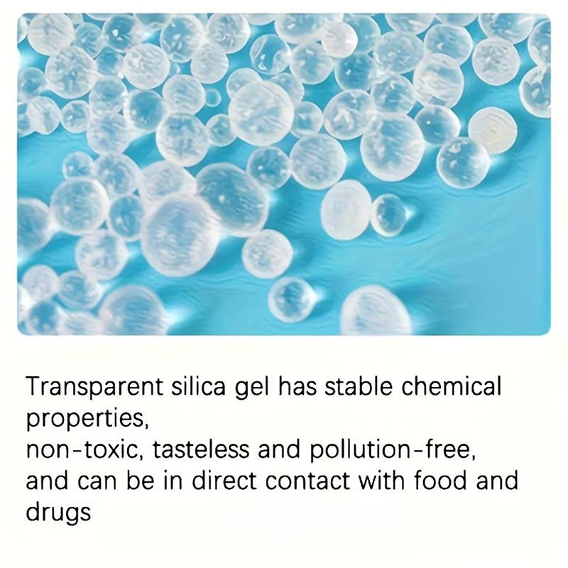 50-500 Packs Non-Toxic Silica Gel Desiccant Damp High Efficiency Moisture Absorption For Home Absorber Bag Clothes Food Storage