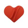 Heart-Shaped Silicone Lipstick & Phone Holder - Trendy and Versatile
