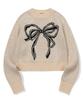 CPGN STUDIO Ribbon Brush Crop Knit Cream