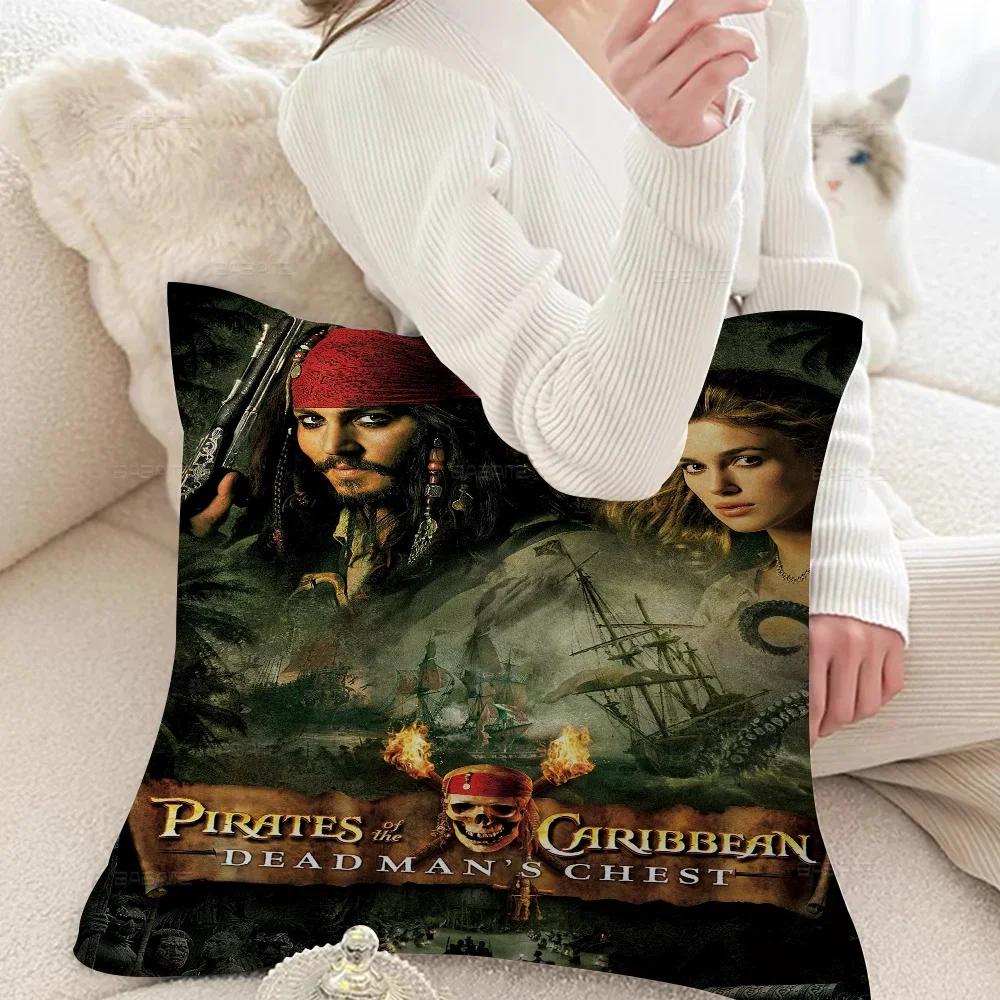 Movie P-Pirates Of The C-Caribbean Cushion Cover Pillowcase Upholstery Sofa Throw Pillow Home Decor Pillowcas