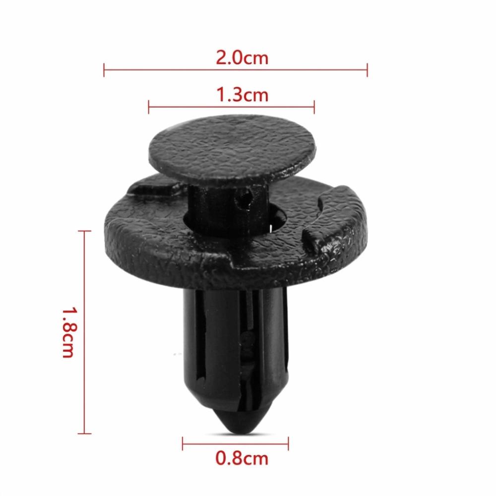 Push-In Installation Car Bumper Retainer Clips Rivet Mounting Clamps Automotive Maintenance