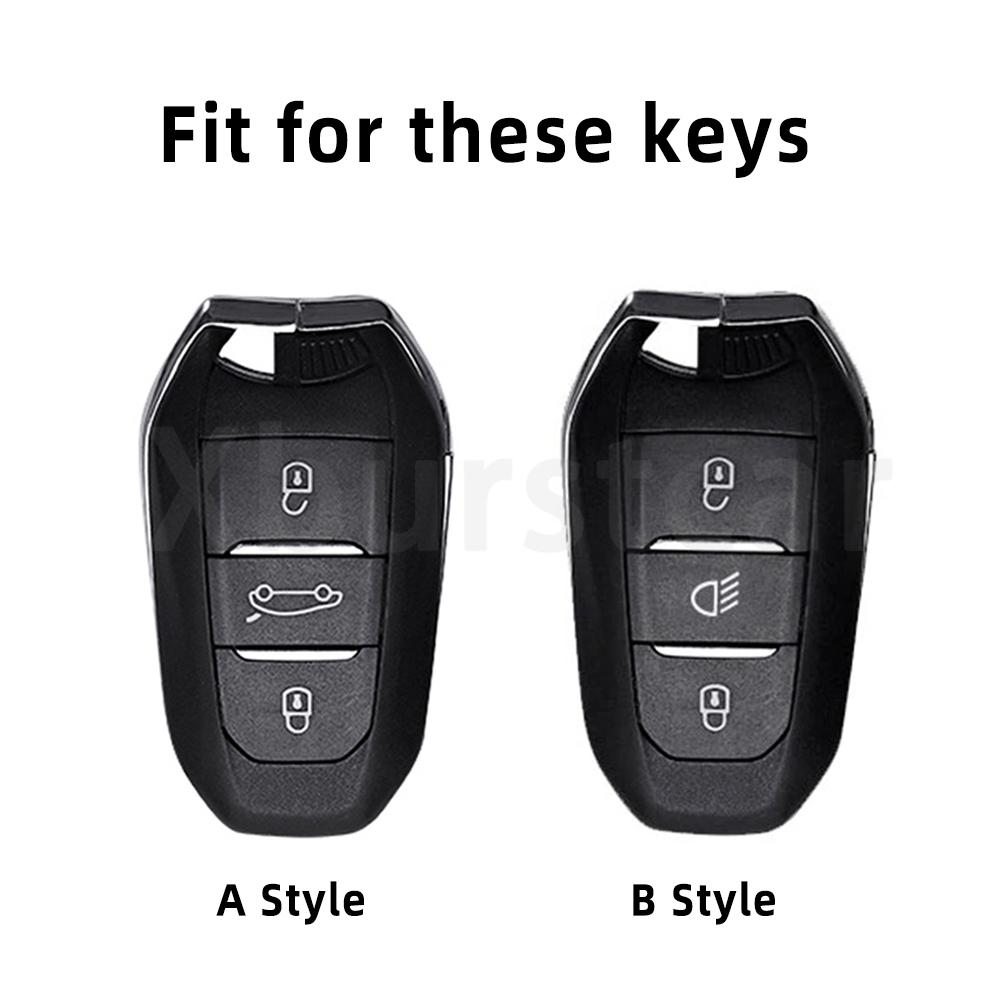 TPU Shell Fob Car Remote Key Case Cover For Peugeot 4008 5008 308 408 508 2008 3008 Citroen C4 C4L C6 C3-XR Picasso DS3 DS4 DS5