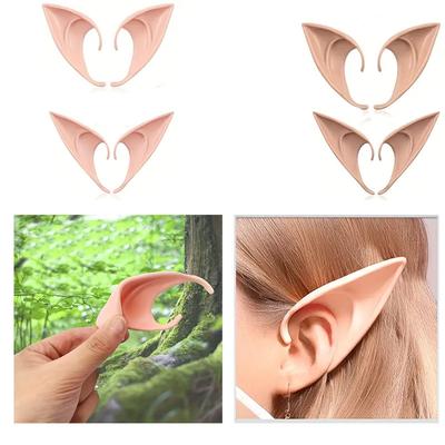 Exquisite Latex Elf Ears for Mystical Fairy and Angel Cosplay Halloween Costume Accessories Photo Props Ideal for Adults