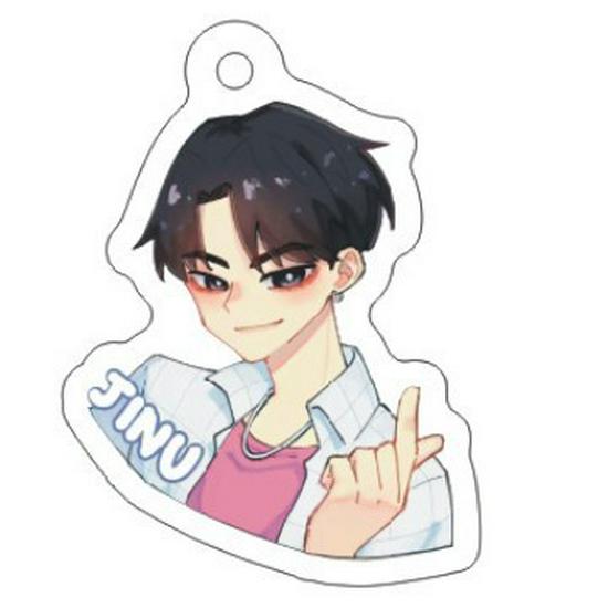Kpop Demon Hunter Girl Group Keychain: Lumi, Zoe, Mira & Qin Yu Cute Acrylic Schoolbag Pendant