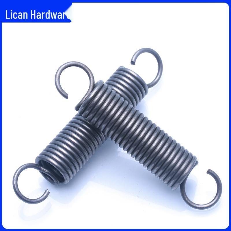 1.5-1.6 Extension Spring, L-shaped Hook Tension Spring, Spring Steel Round Wire Mechanical Spring